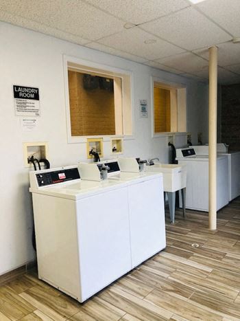 Inside laundry facilities